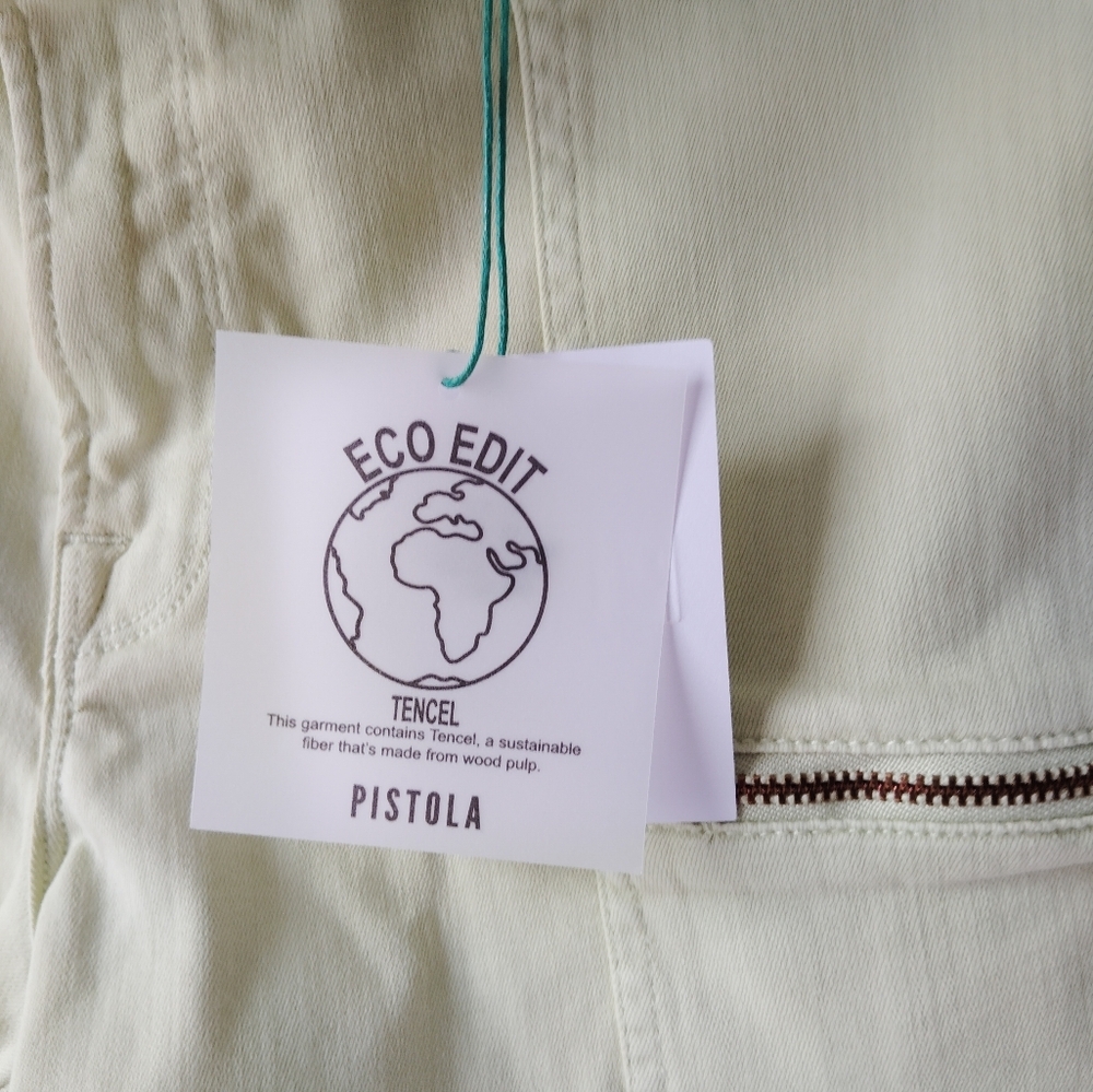 Pistola Cotton Lime Green Cargo Shorts - Picture 4 of 6
